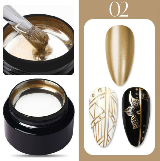 Gel metal - màu vàng - HC