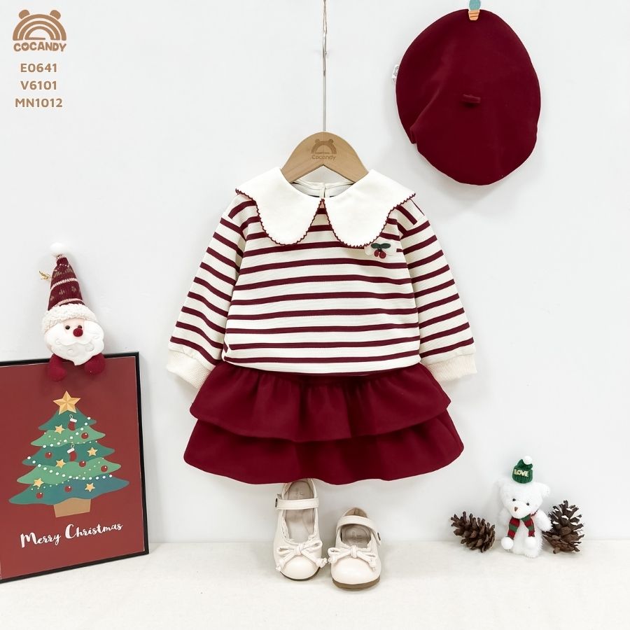 Chân váy cộc ĐỎ xếp tầng_thumbnail_1