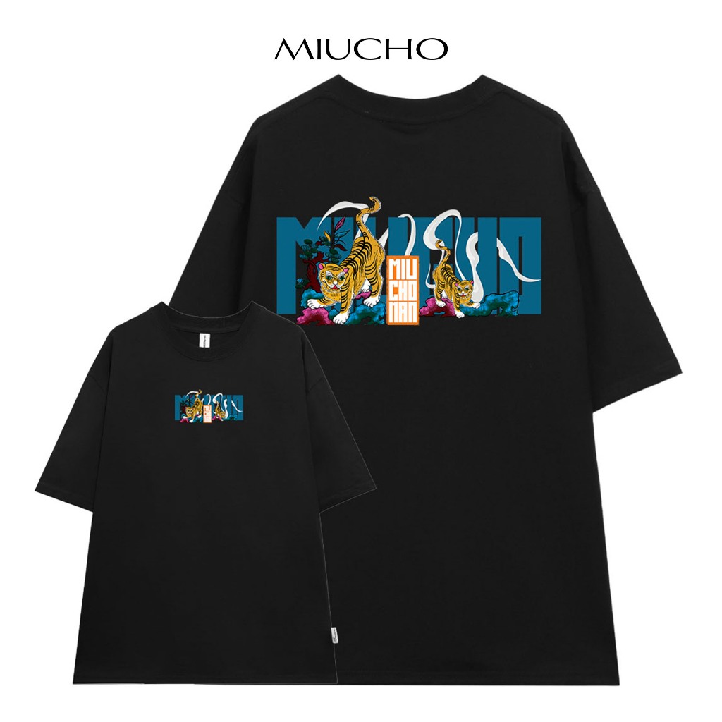 Áo thun nam form rộng 12 con giáp tuổi Dần ( tuổi hổ) ATD440 Miucho Man cotton cổ tròn ingraphic_thumbnail_7