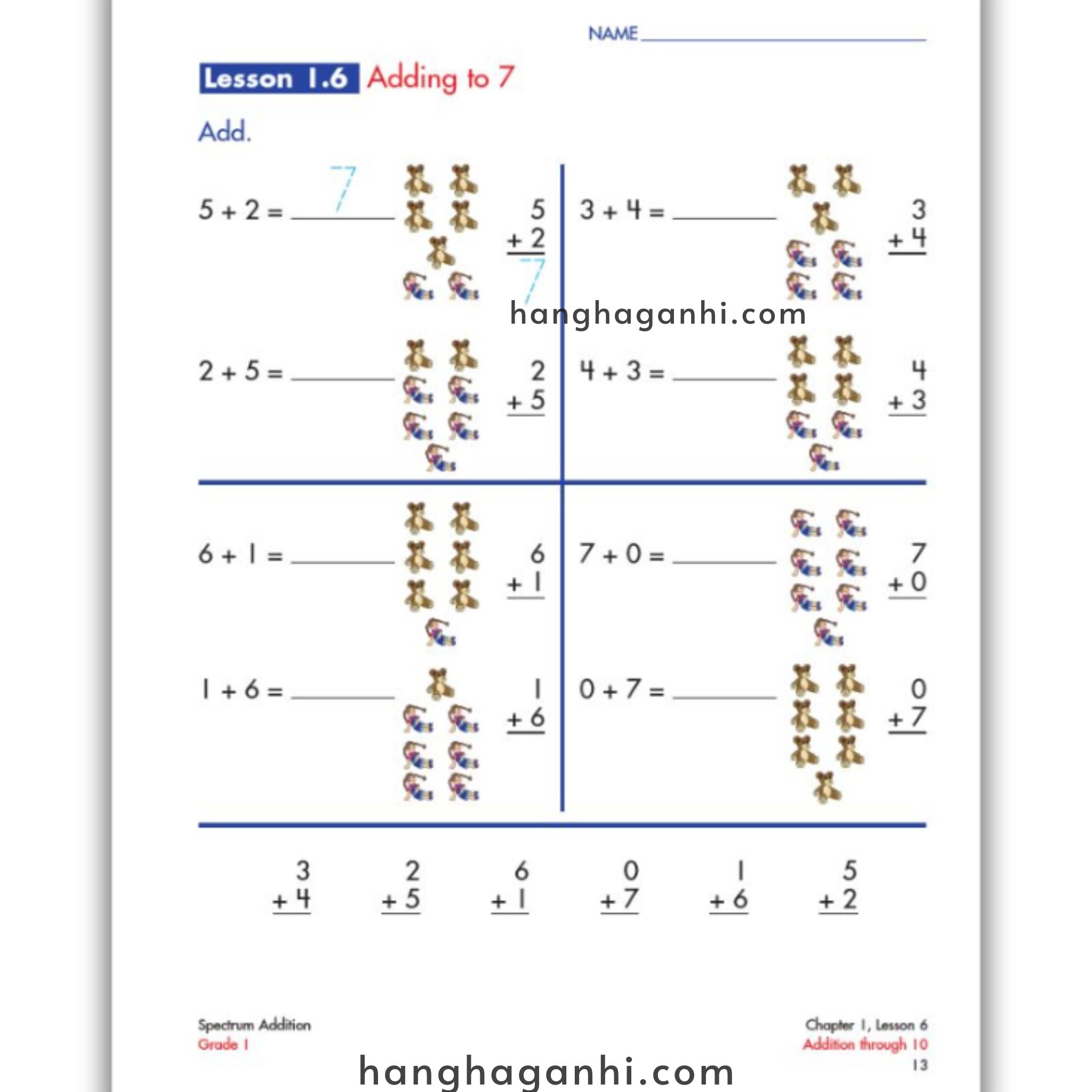 Sách Spectrum Addition Workbook Grade 1_thumbnail_8