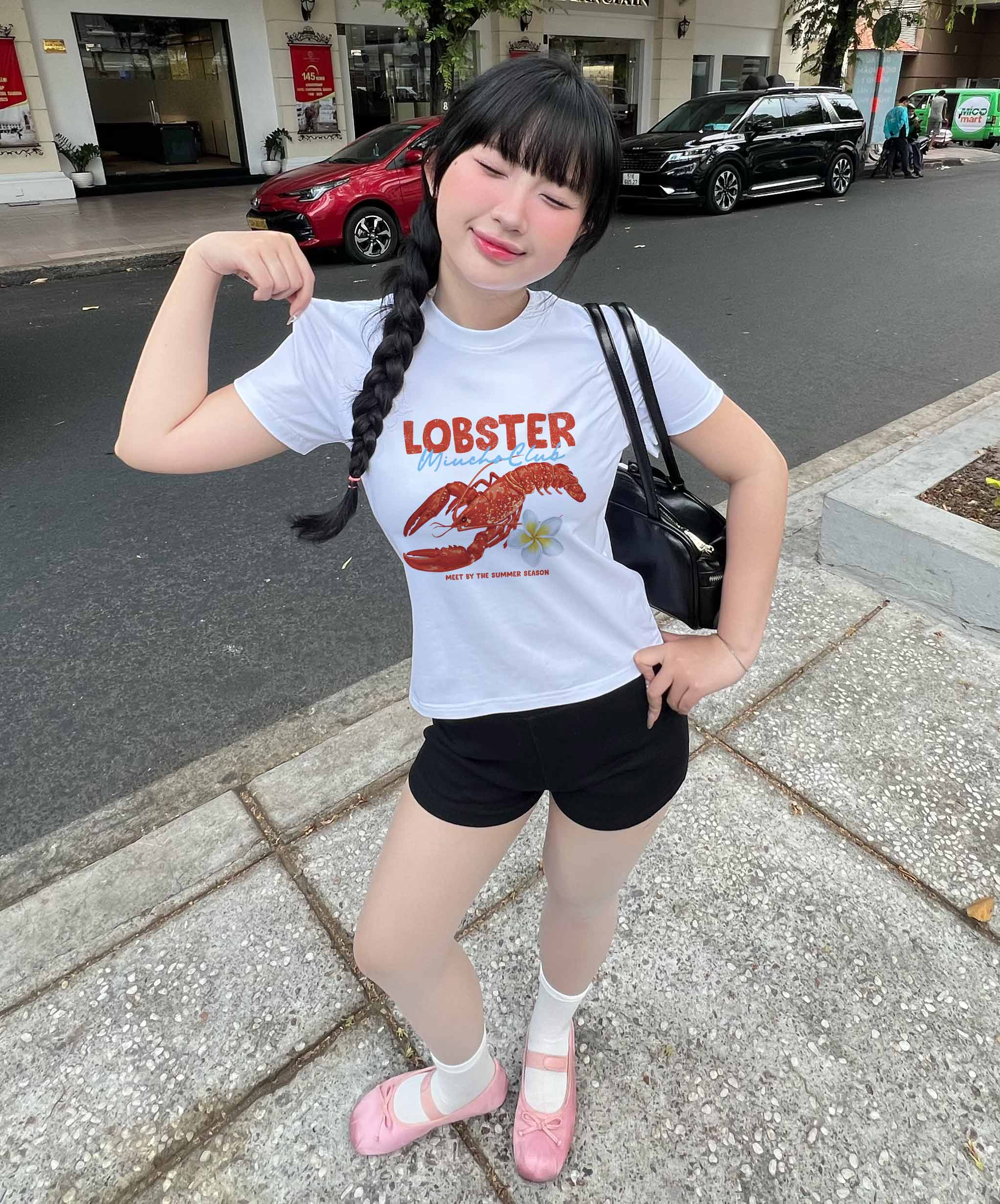 Áo baby tee form ôm hè biển 2227 Miucho cổ tròn vải cotton 4 chiều co giãn thoáng mát in mix_thumbnail_2