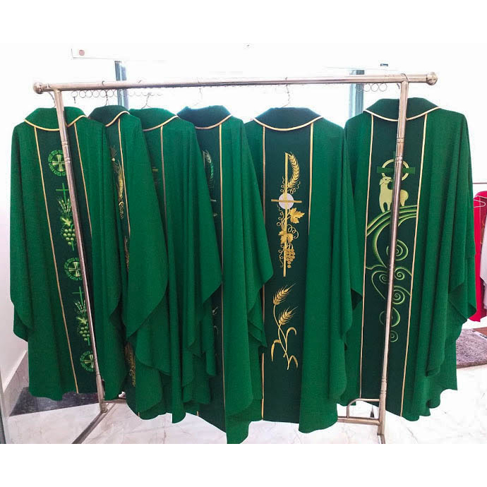 Áo lễ linh mục màu xanh - Qùa tặng tân linh mục - Qùa tặng cha xứ