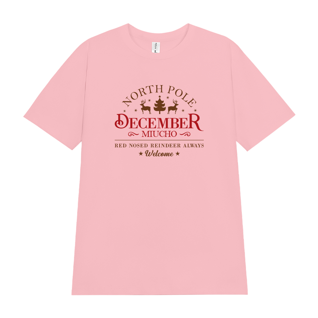 Áo thun nữ giáng sinh noel form vừa regular vải cotton 4c thoáng mát 1766 Miucho Chic Chic in mix_thumbnail_7