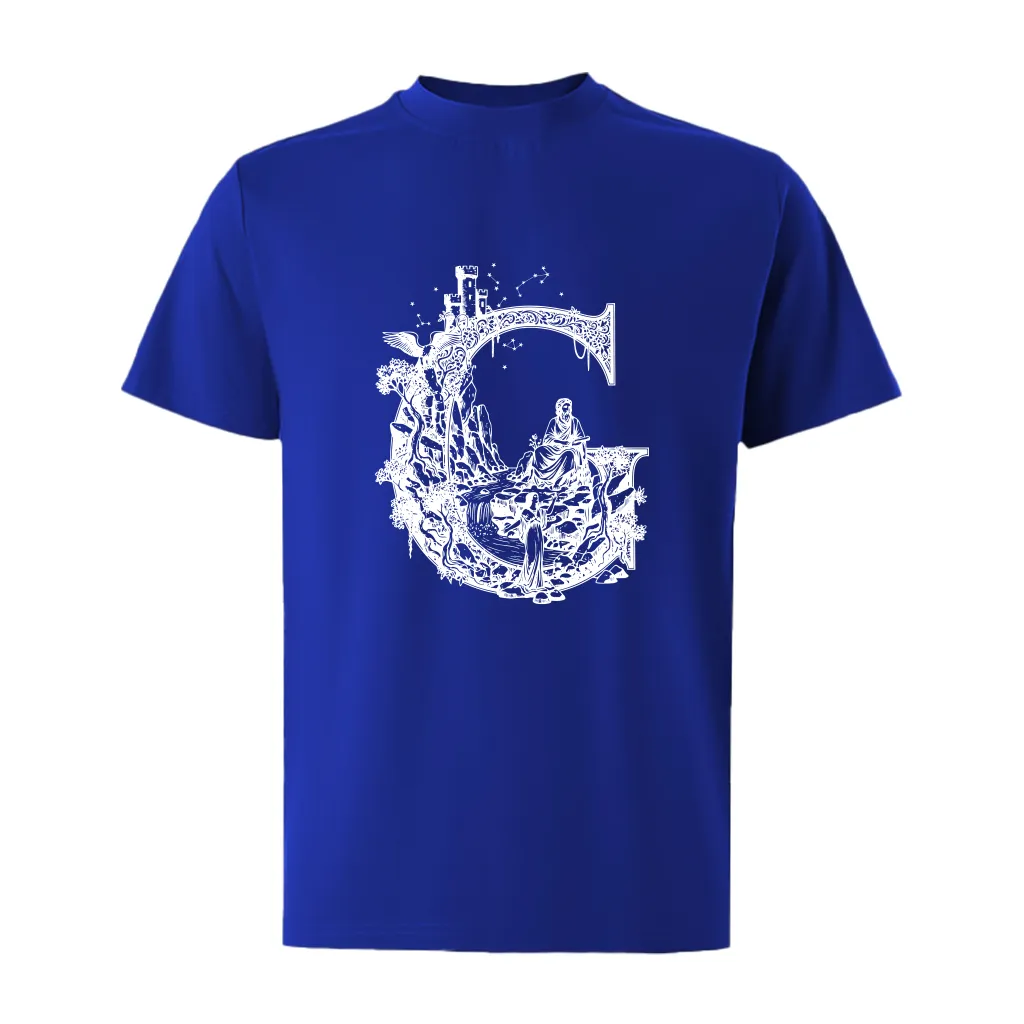 Áo thun oversize nam Miucho Iconic vải cotton thoáng mát cổ tròn tay ngắn trẻ trung in chữ cái G 2752_thumbnail_14