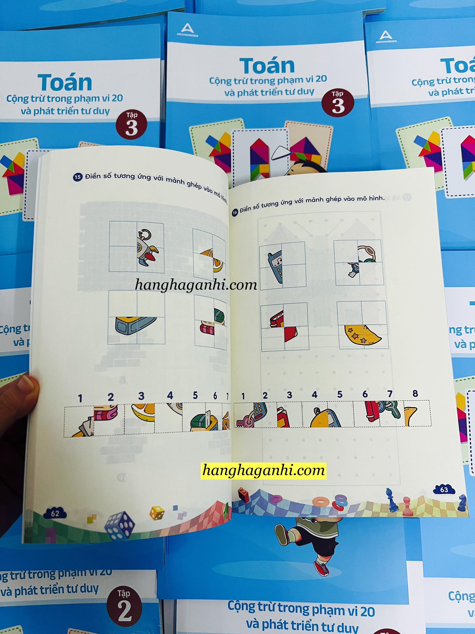 Toán cộng trừ phạm vi 20 Archimedes tập 3_thumbnail_2