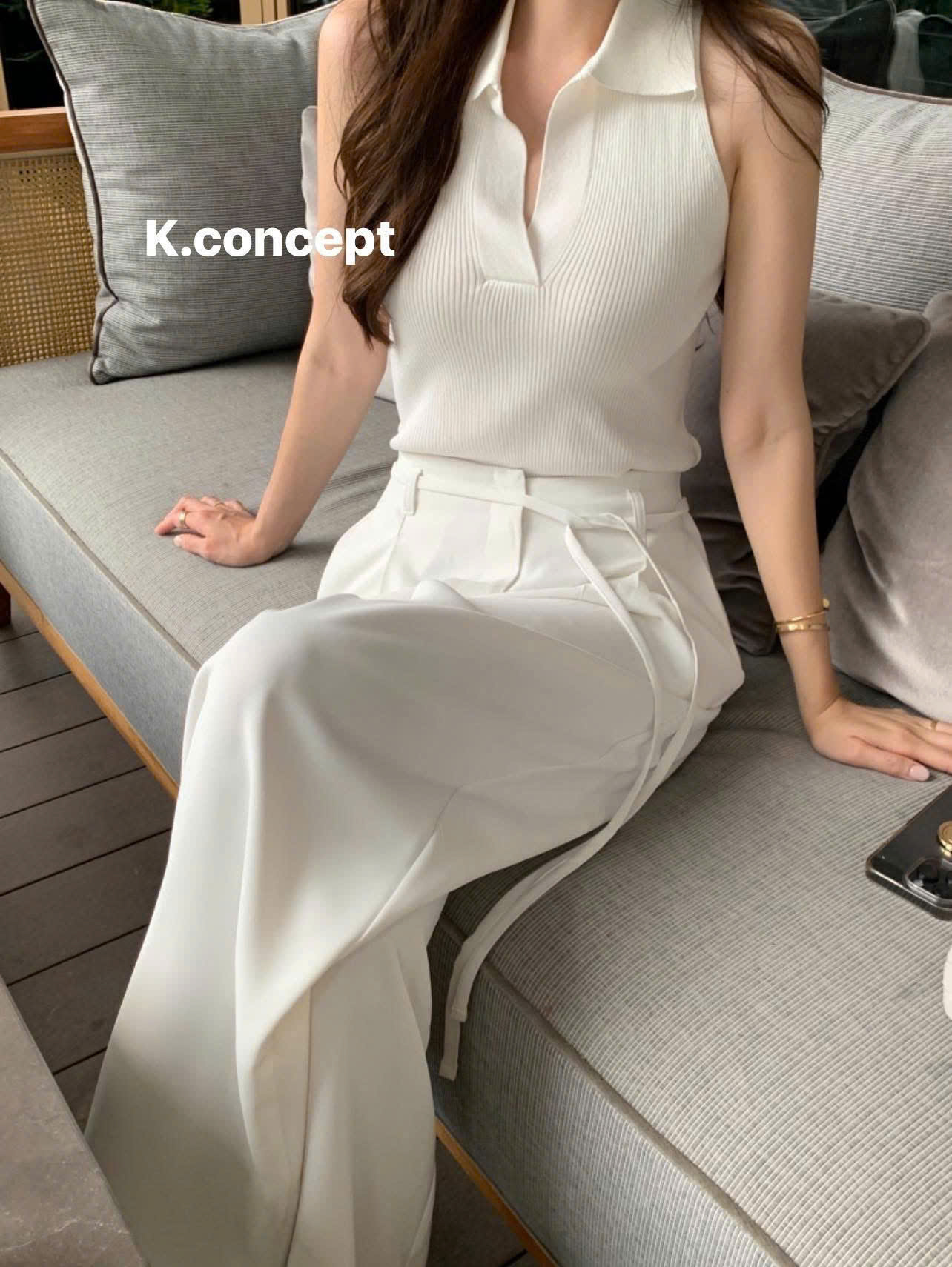 Áo thun tay ngắn Cotton Q ba lỗ dệt ( TRẮNG )_thumbnail_2