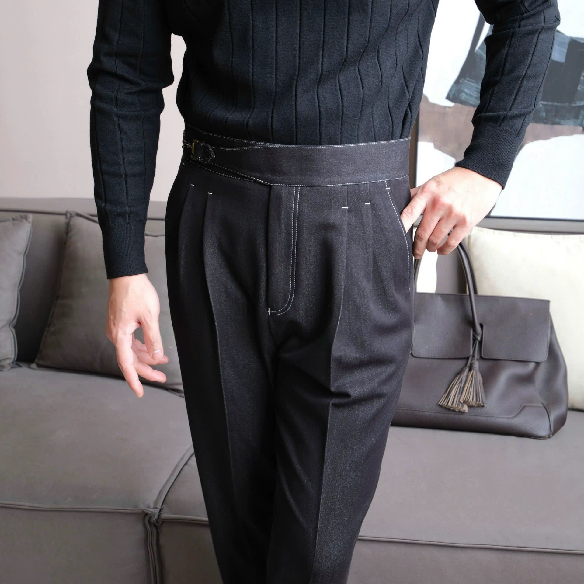 Quần Denim Gurkha Cạp Cao_thumbnail_10