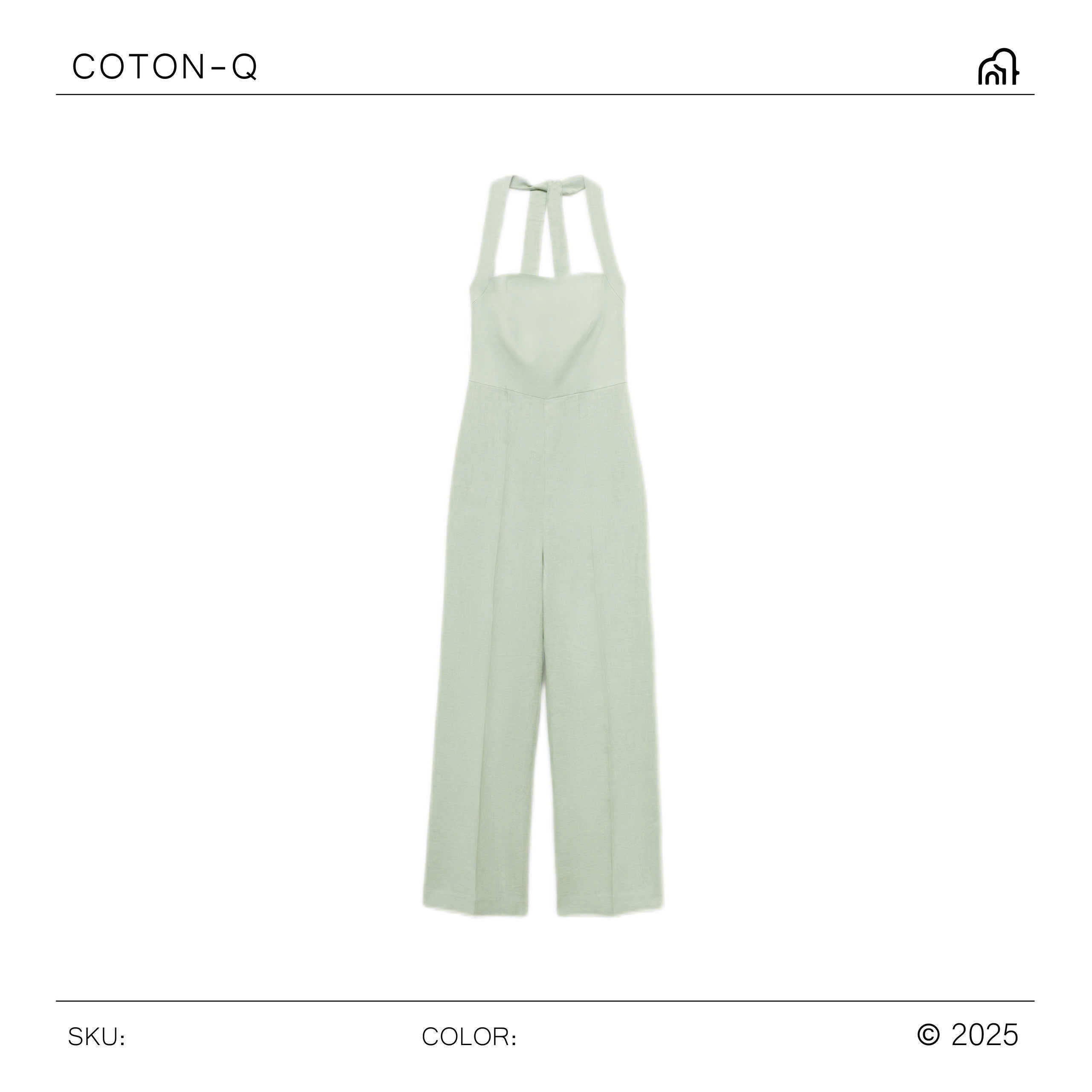 HJ113 Jum dài cổ yếm xịn ( XANH )