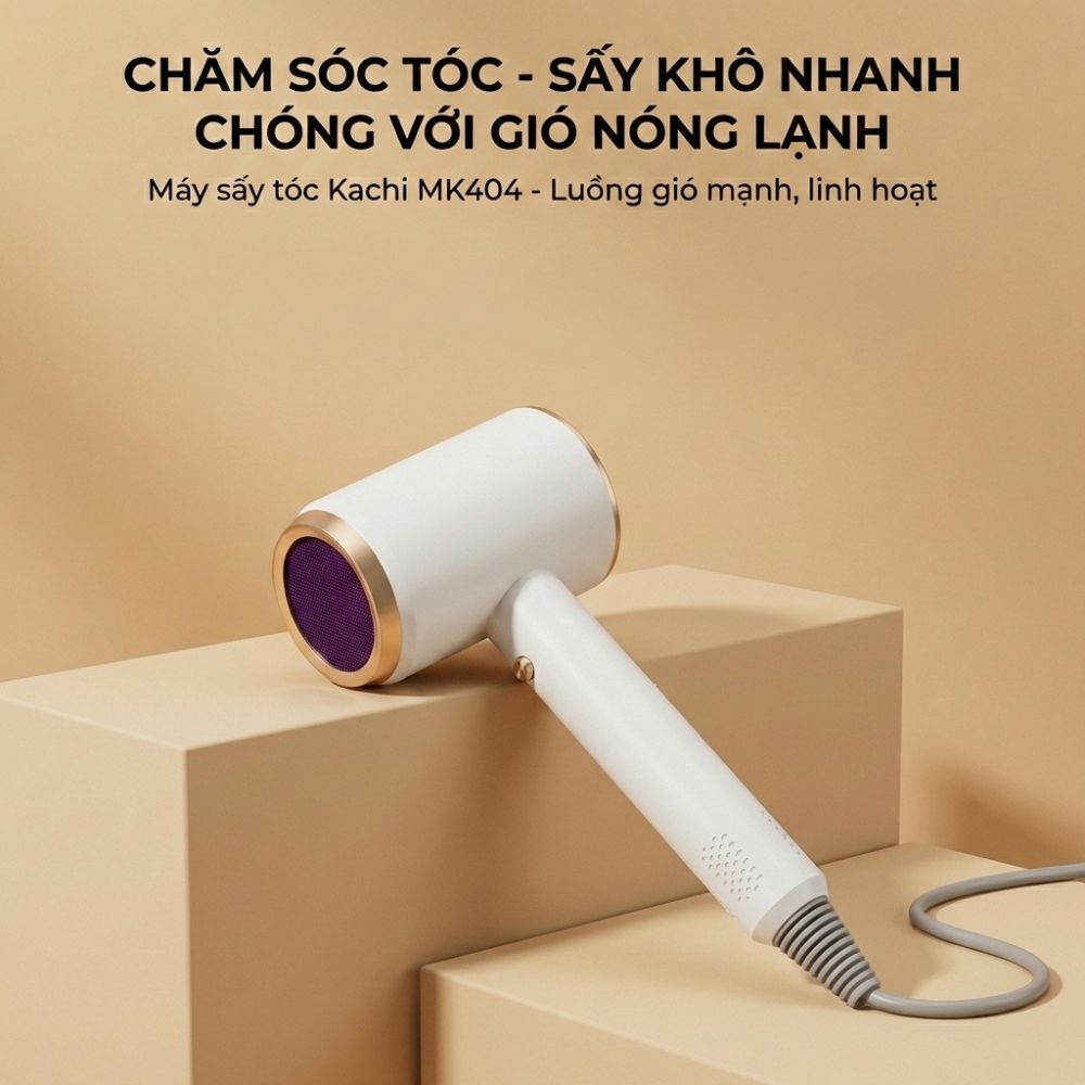 Máy sấy tóc nóng lạnh Kachi MK404 – Nhỏ gọn, thời trang, sấy tóc nhanh chóng_thumbnail_0