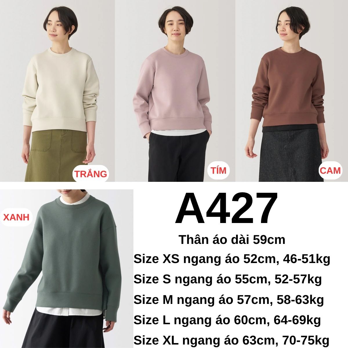 A427 Áo sweater