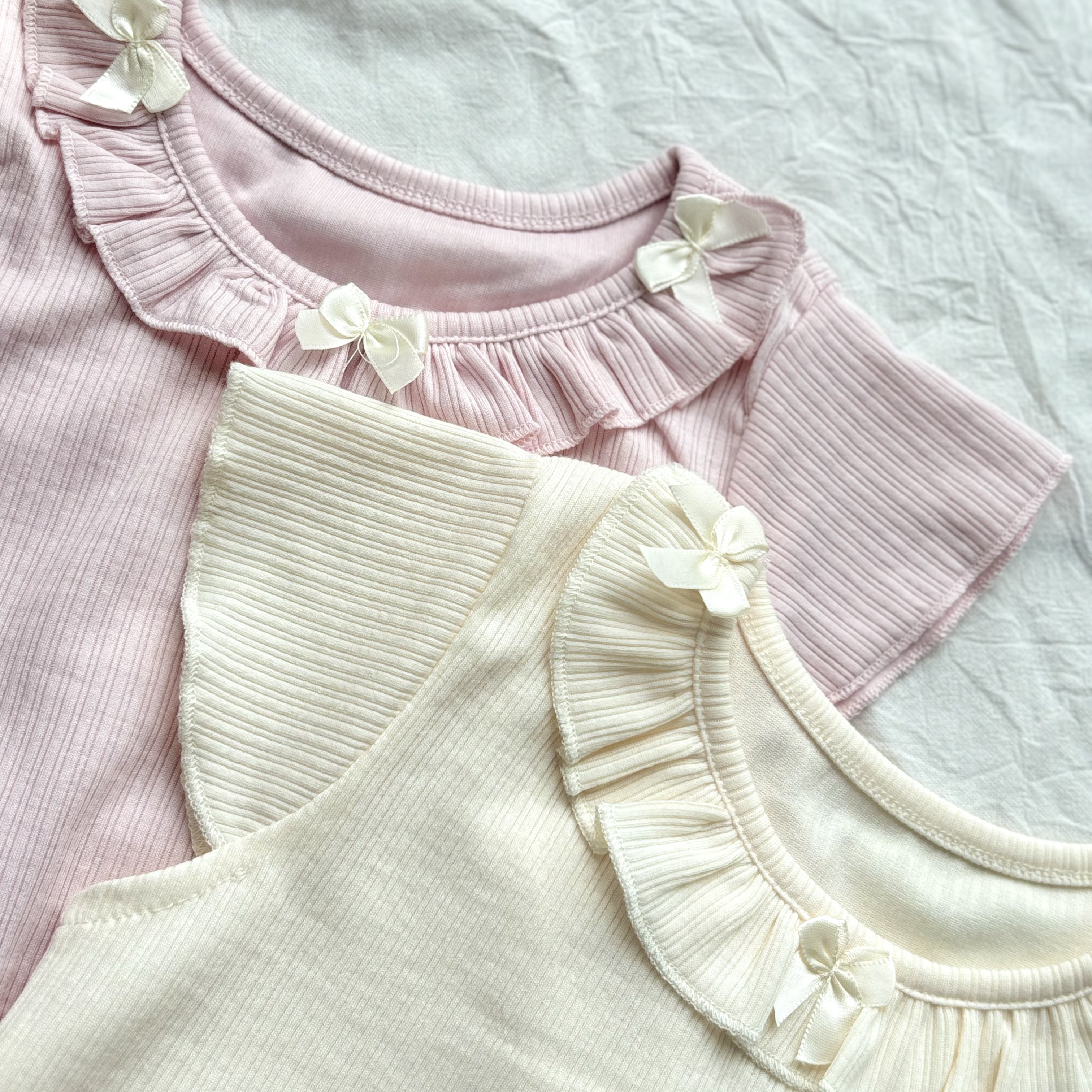 (A26) Áo thun mềm họa tiết bèo 2 màu siêu xinh thời trang bé gái mùa hè 2025 QCCC_thumbnail_3