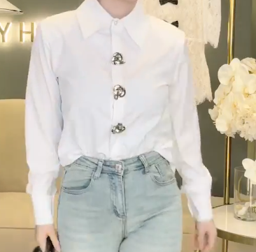 Sơ Mi Trơn Tag Bạc