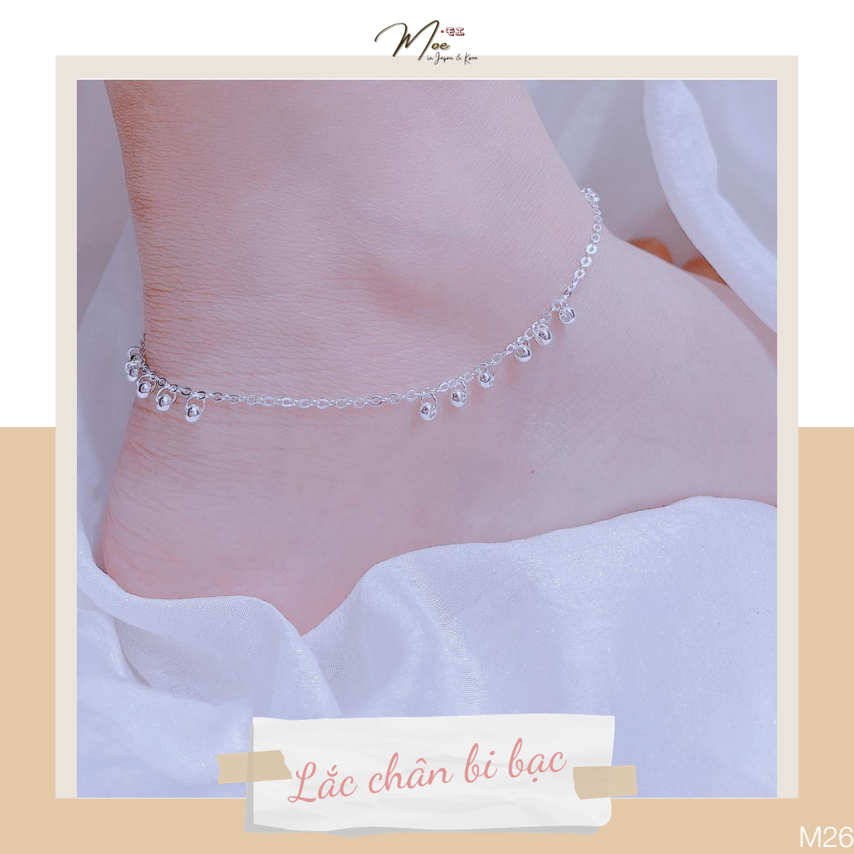 LC105 - Lắc chân bi bạc