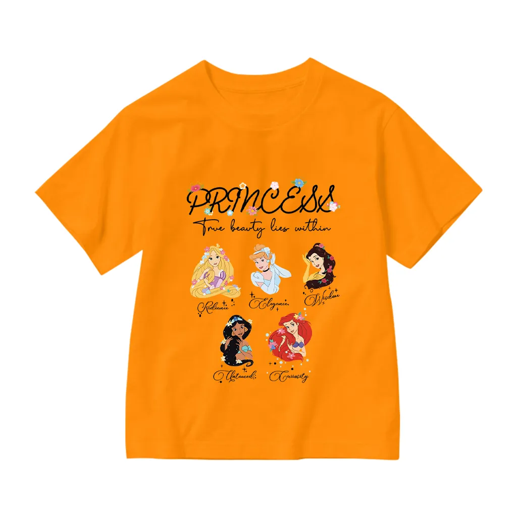 Áo thun cho bé gái Kado chất vải cotton thoáng mát hình hoạt hình công chúa in mix 2866_thumbnail_18