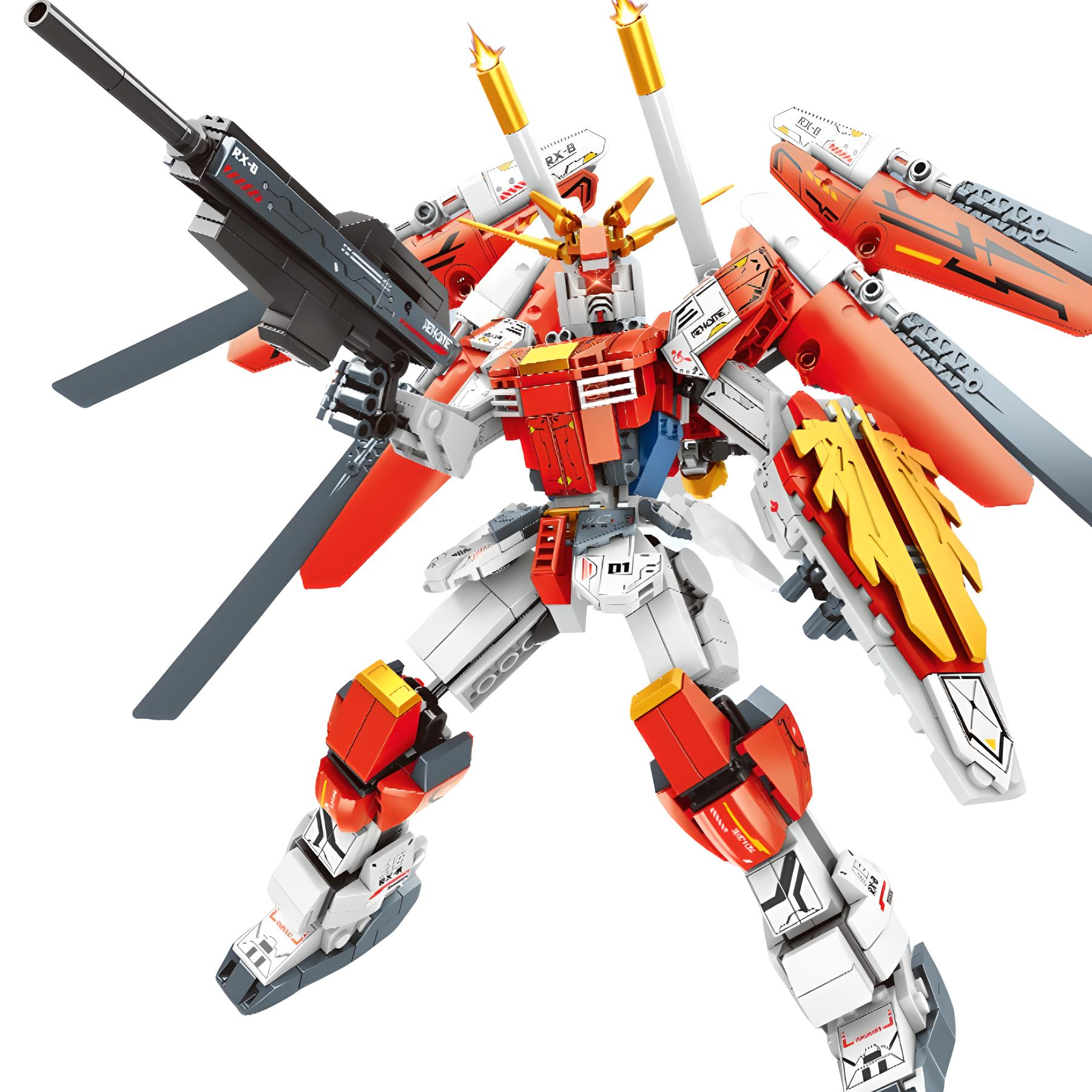 LEGO ĐỒ chơi lắp ghép 𝐌𝐎𝐁𝐈𝐋𝐄 𝐒𝐔𝐈𝐓 𝐆𝐔𝐍𝐃𝐀𝐌 700 chi tiết_thumbnail_13