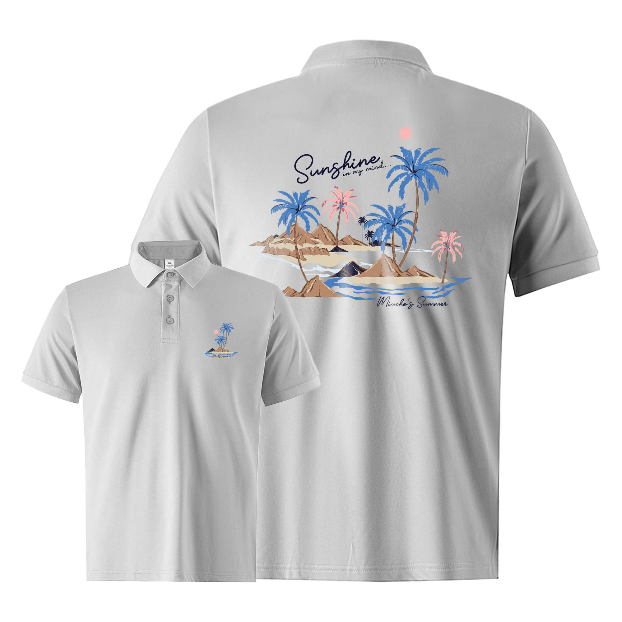 Áo polo nam big size form vừa 2185 Miucho Iconic vải cá sấu polyester co giãn thoáng mát in mix_thumbnail_14