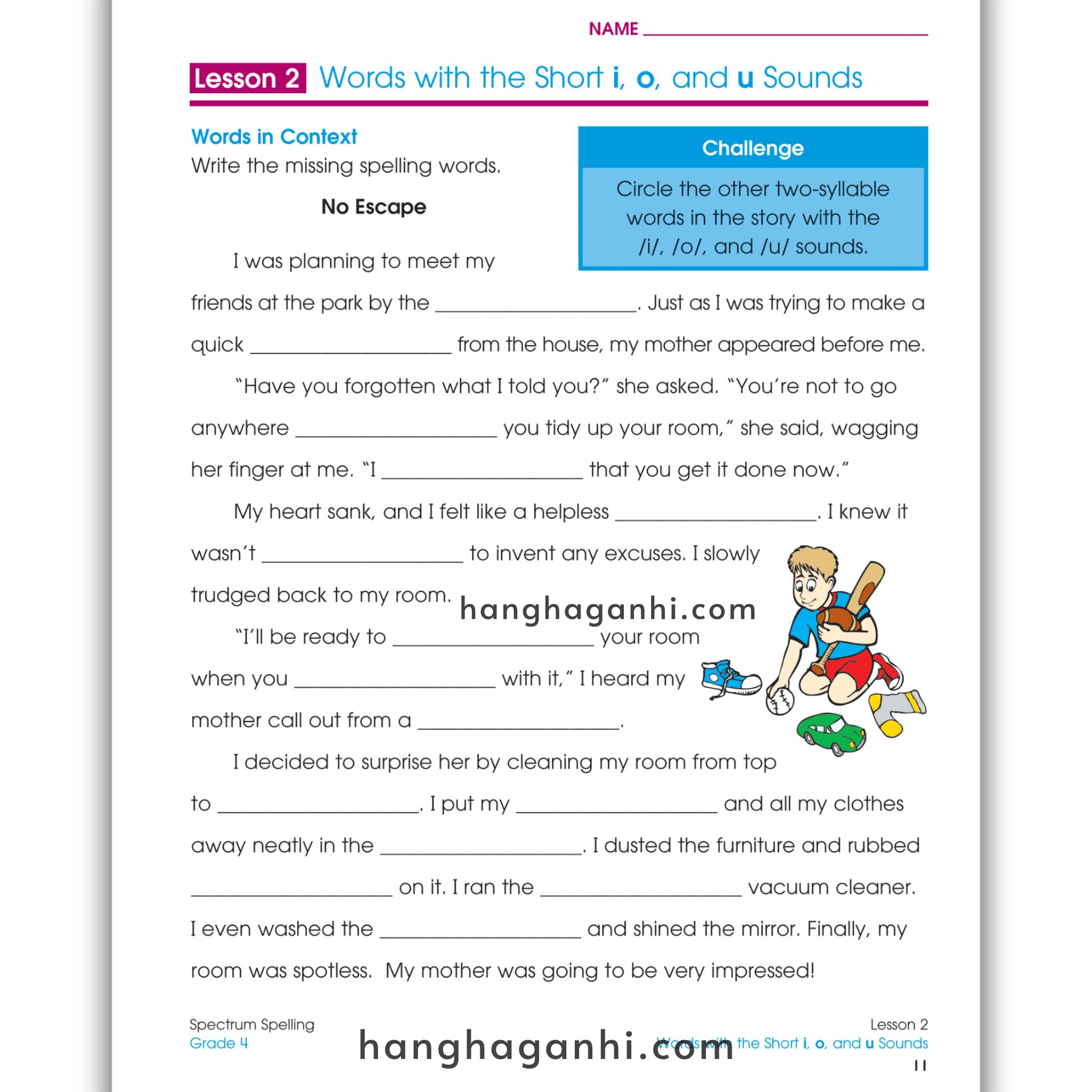 Sách Spectrum Spelling Workbook Grade 4_thumbnail_6