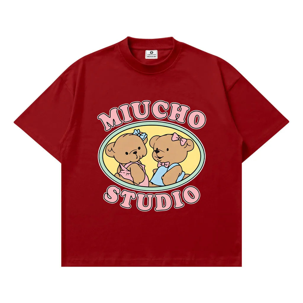 Áo thun boxy nữ Miucho Gấu Teddy 3121_thumbnail_12