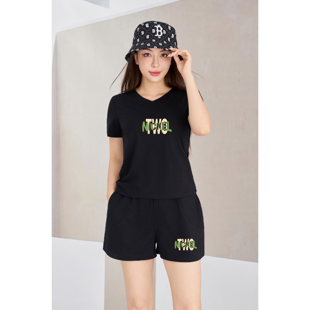 [Form vừa] Đồ bộ nữ mùa hè thun cotton áo cổ V - Quần áo nữ mặc nhà/đi chơi - LOZA G0182_thumbnail_7