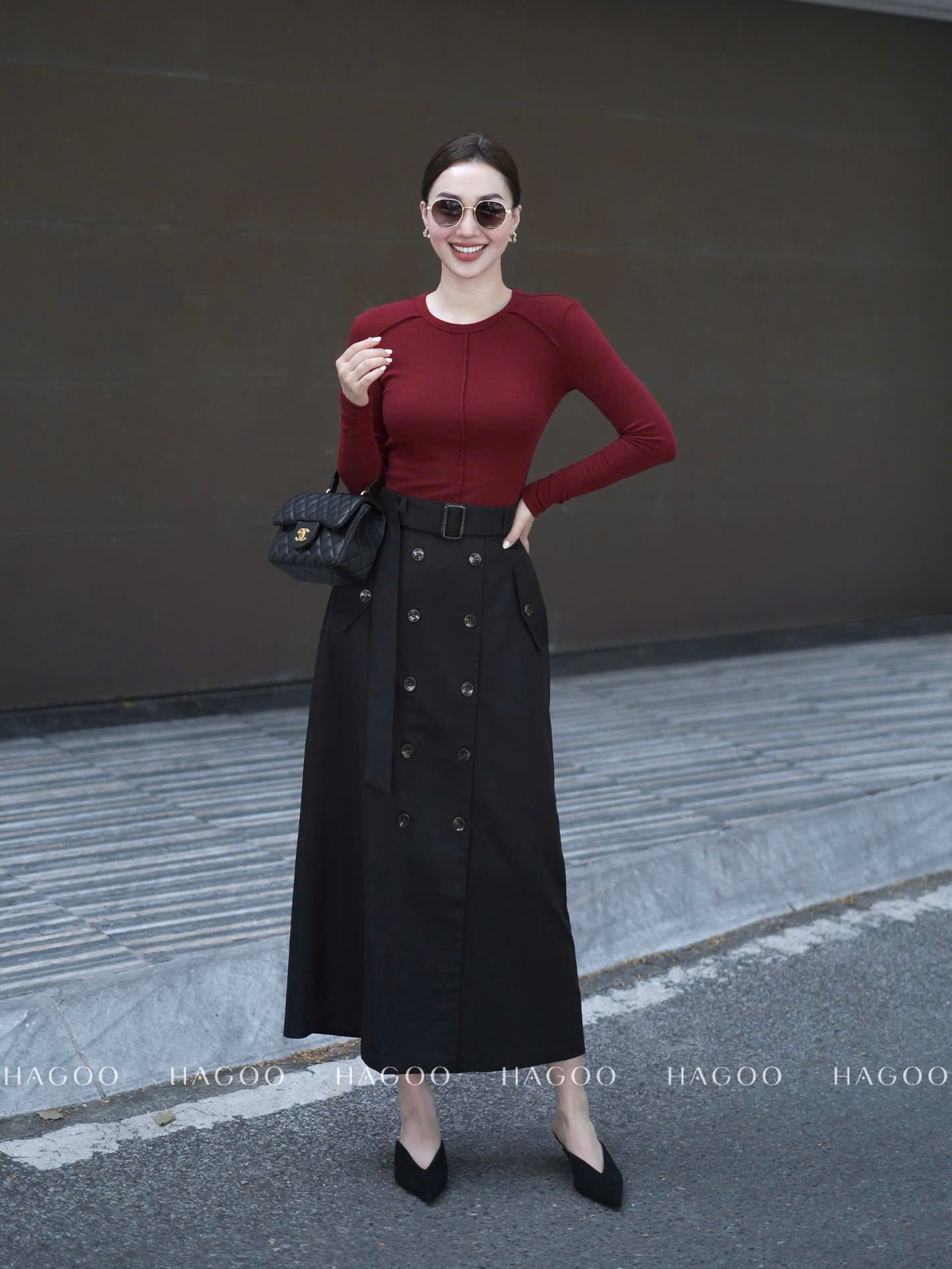 Áo Mongtogi gân nổi cổ tròn HAGOO_thumbnail_7