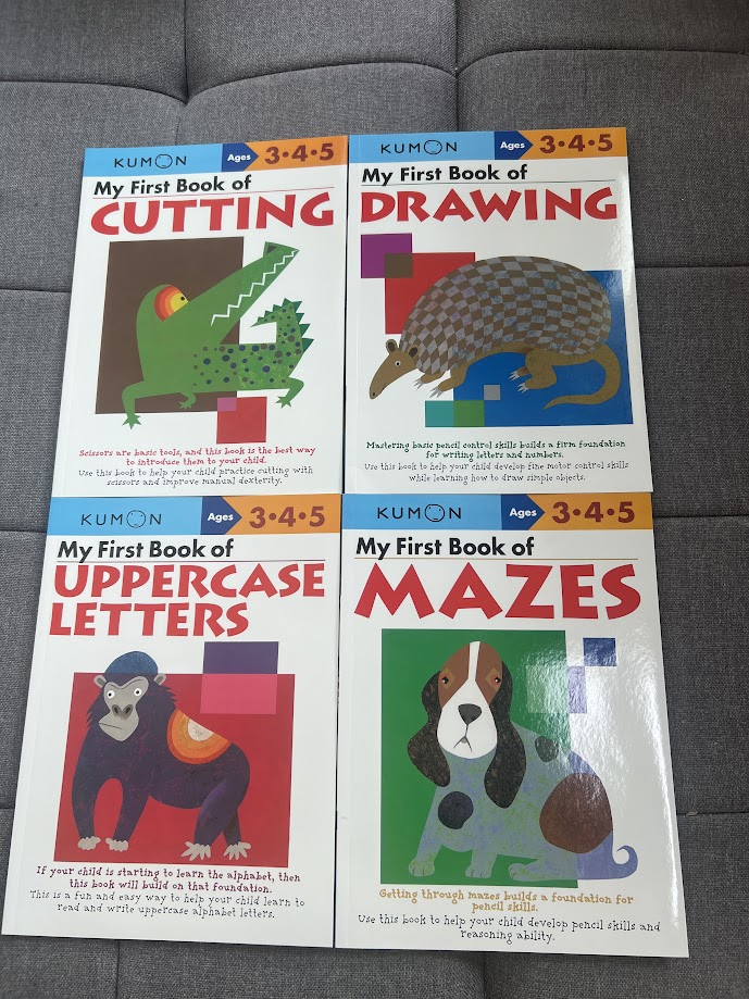 Sách Kumon 3 - 4 - 5 Tuổi Trọn Bộ 4 Quyển_thumbnail_0
