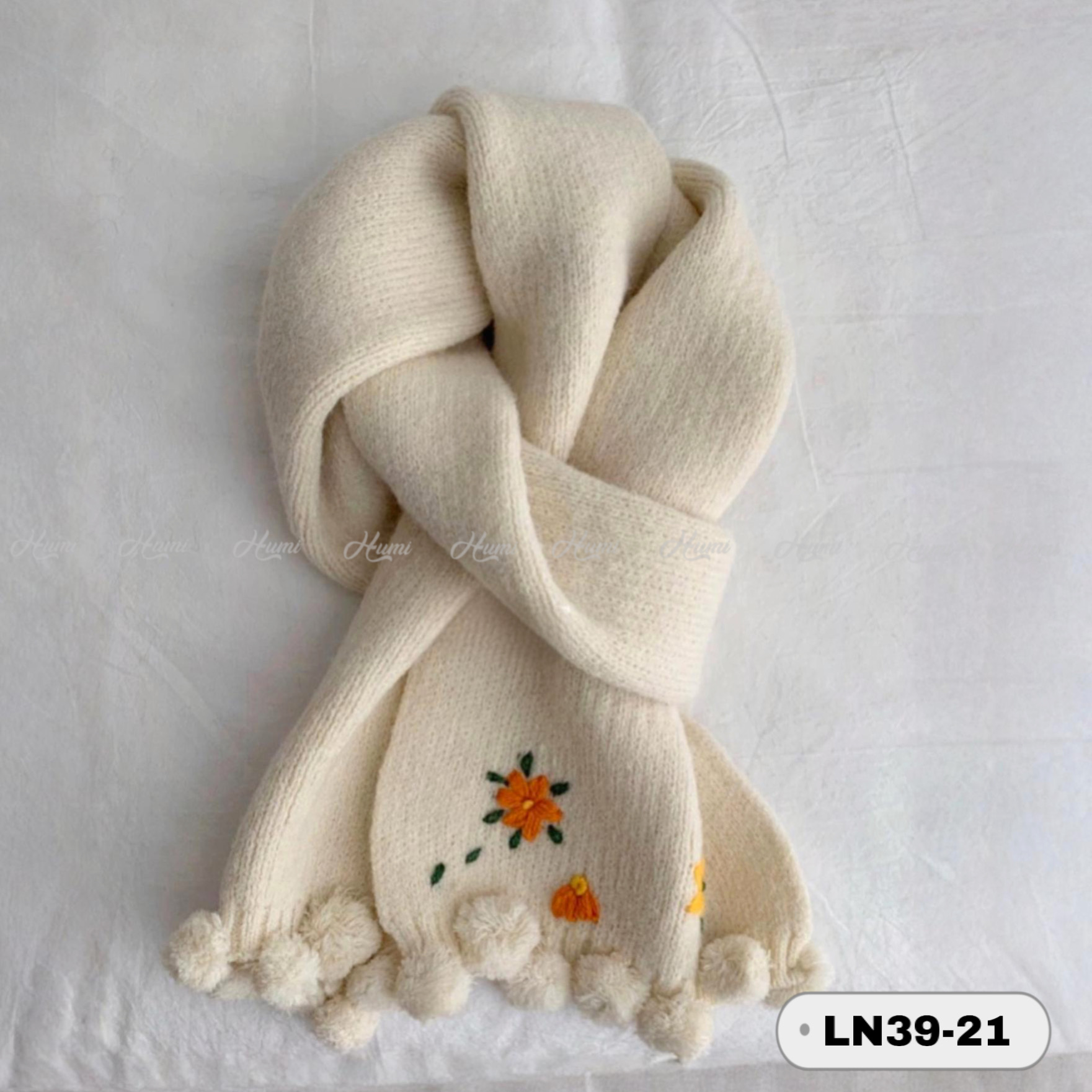 KHĂN LEN HOA MINISIZE (LN39-21 Kem)_thumbnail_0