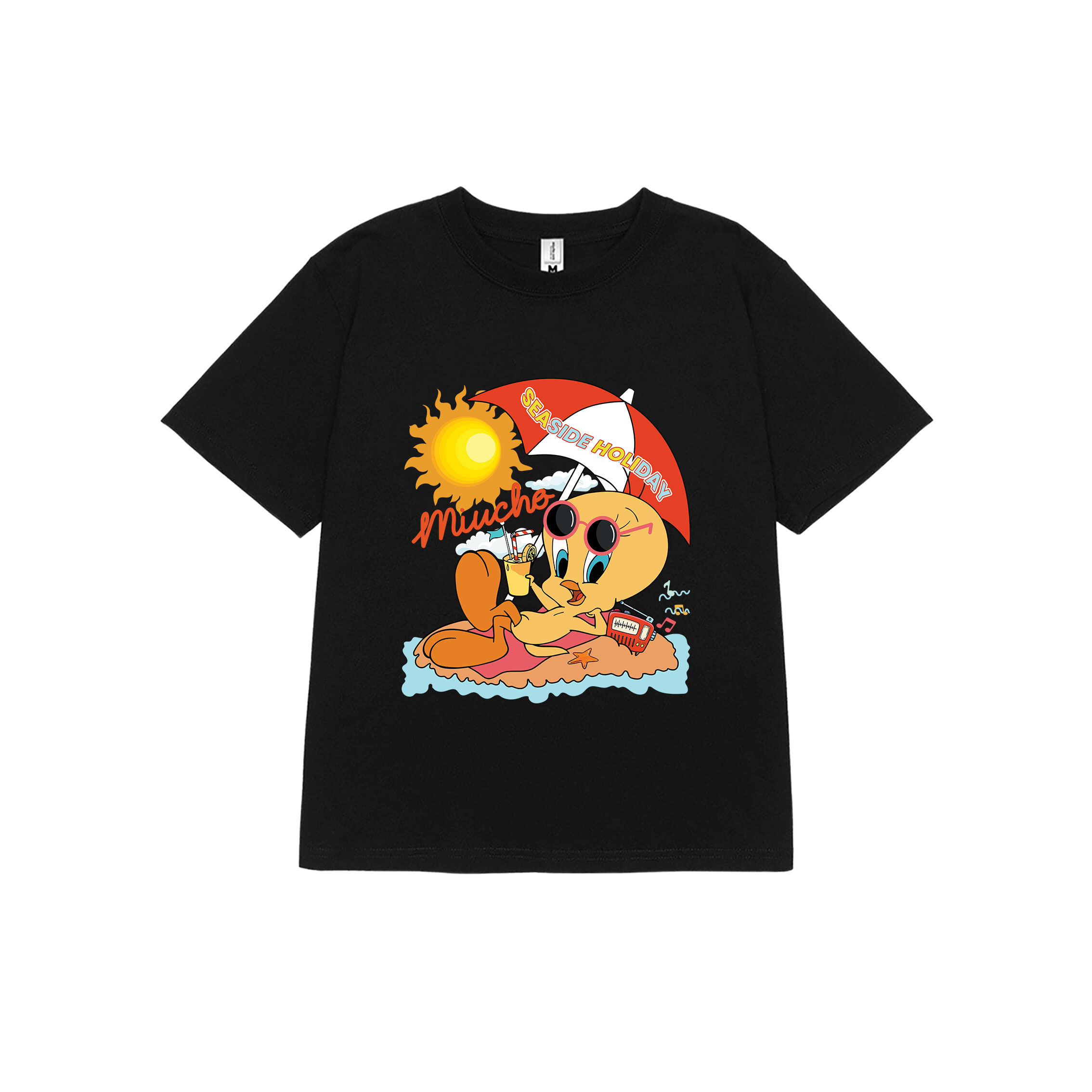 Áo thun baby tee form ôm dễ thương mùa hè ABD1051 Miucho tay ngắn Cổ tròn hotrend in artwork_thumbnail_9