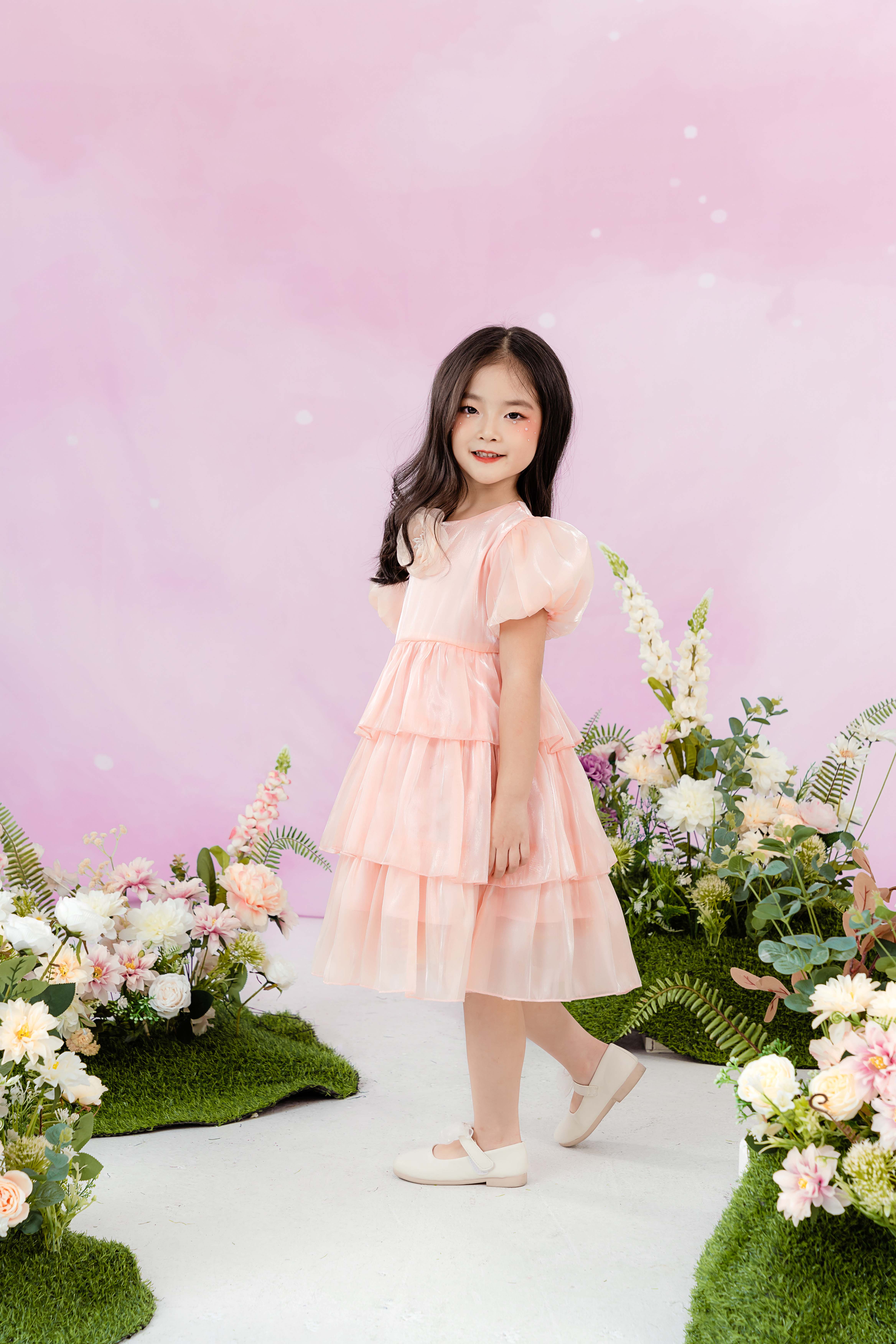 Váy organza 3 tầng cài hoa_thumbnail_2