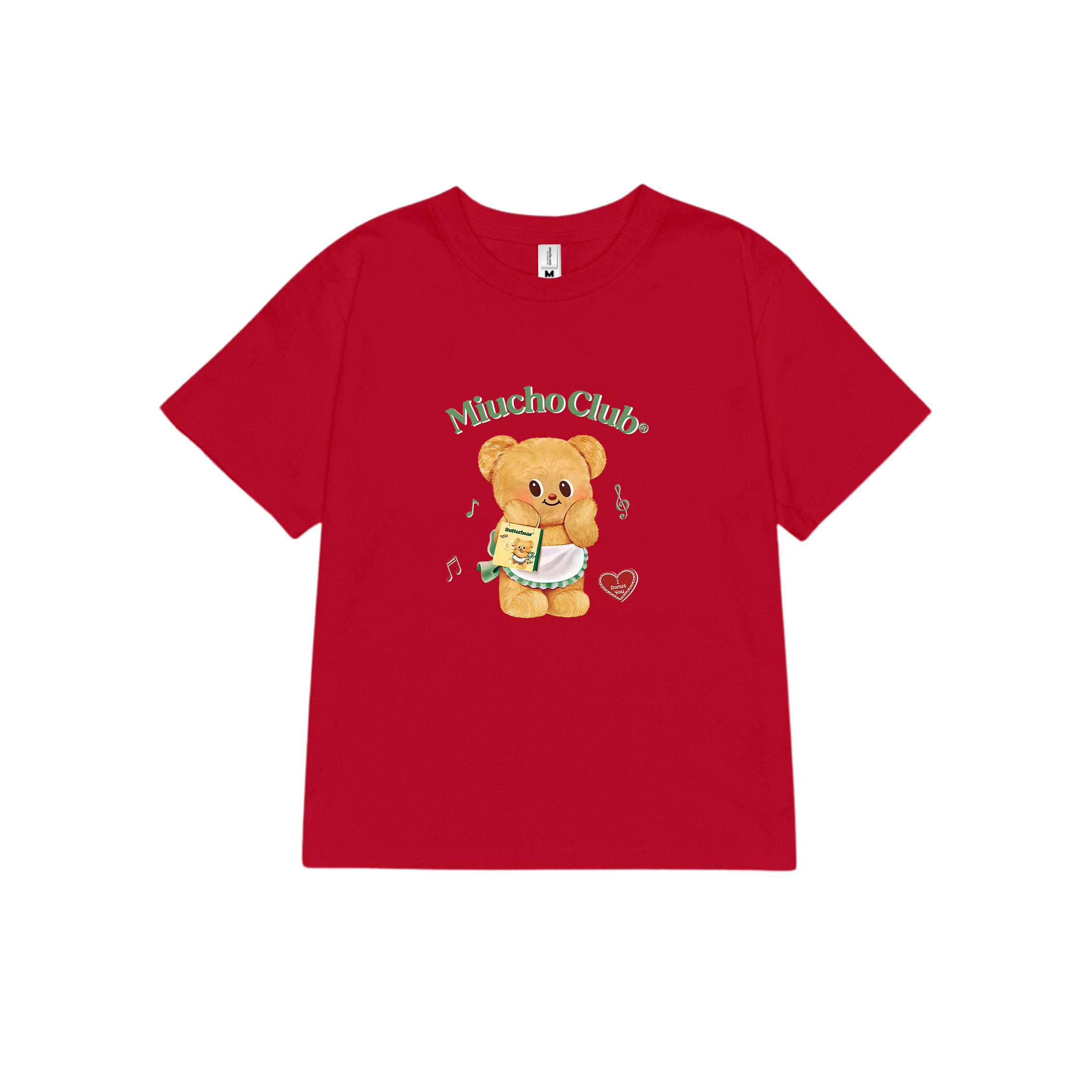 Áo baby tee Butter Bear đáng yêu form ôm ABD1341 Miucho tay ngắn vải cotton in mix_thumbnail_19