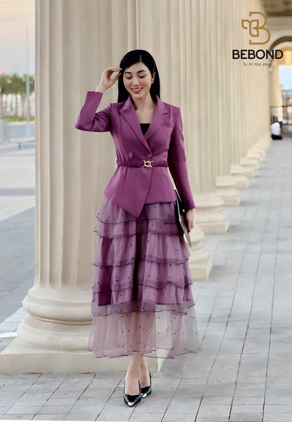 Set Vest TIANA vạt lệch màu TÍM_thumbnail_1