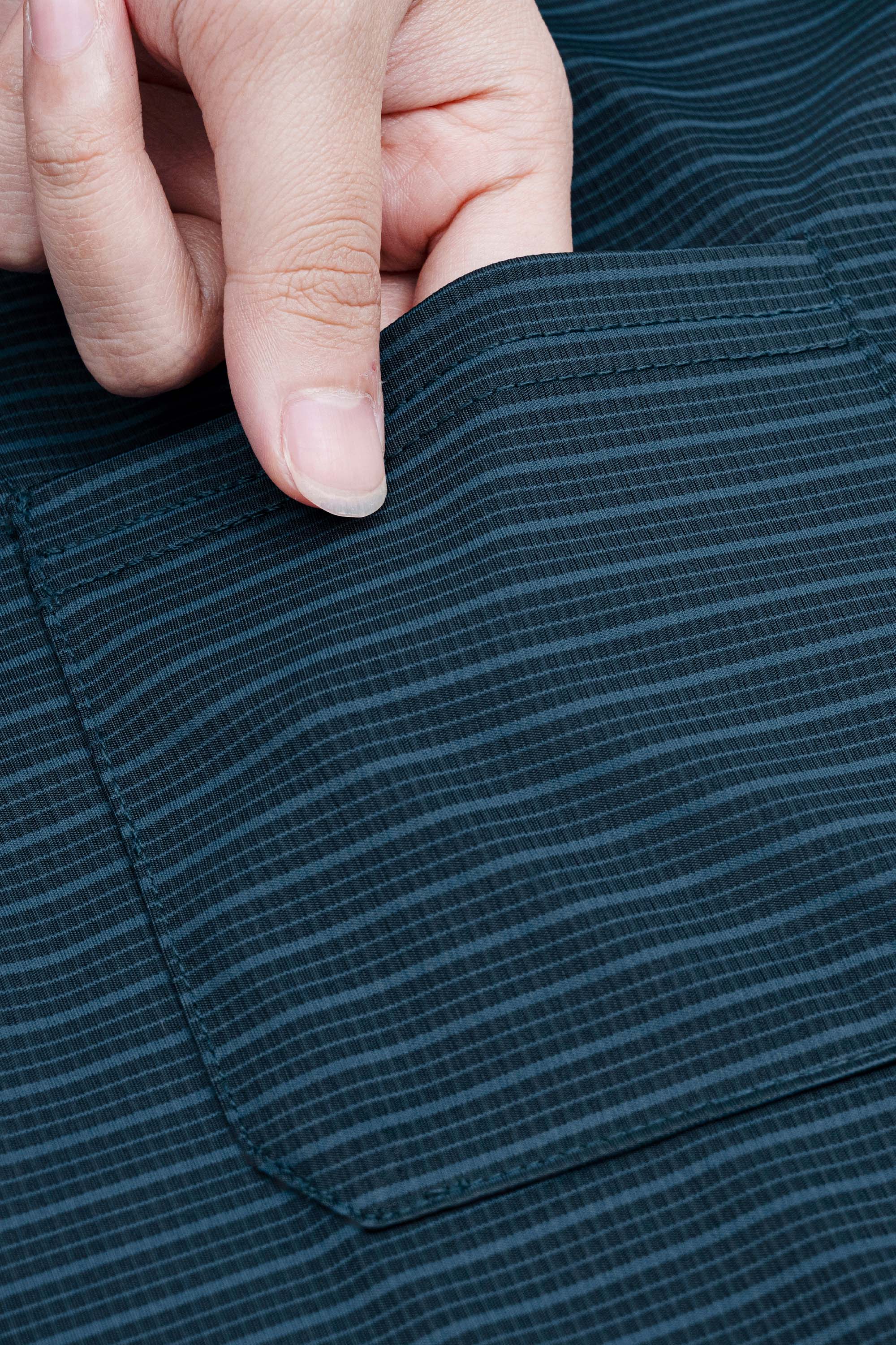 Áo Polo Túi Ngực Nam Trung Niên ANCHI Chất Liệu Cotton Cao Cấp Có Xẻ Tà Màu Cổ Vịt