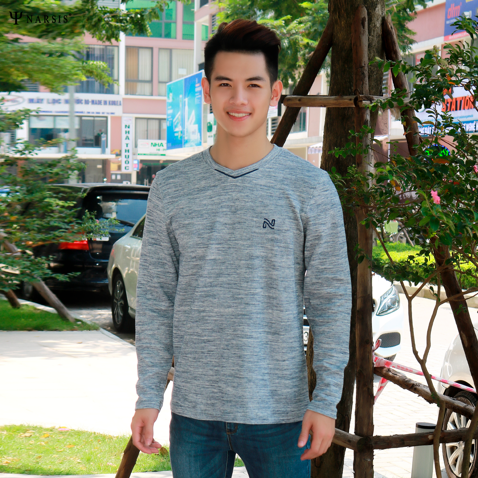 ÁO THU ĐÔNG NAM D7091 D7091 NARSIS CHẤT LIỆU THOÁNG MÁT, DỄ CHỊU, THOẢI MÁI CẢ NGÀY, DỄ VẬN ĐỘNG