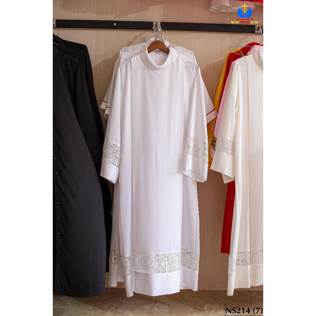 Áo alba - Áo lễ Linh mục, phó tế - Quà tặng Công Giáo NS214_thumbnail_2