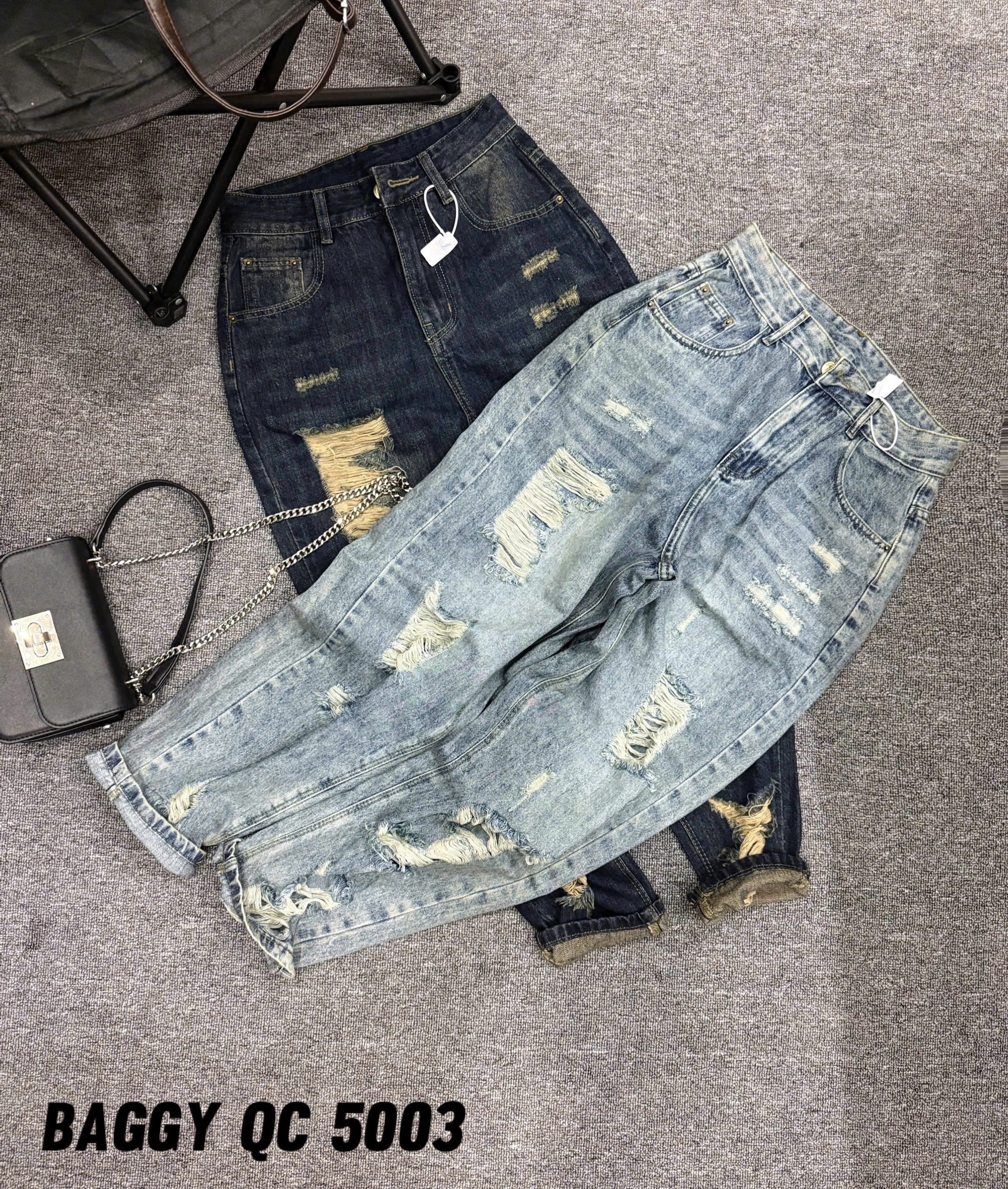 Quần baggy jean rách nhiều bigsize QJ5003 dành cho nàng béo mập từ 55-90kg_thumbnail_14