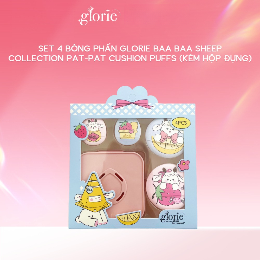 [GLORIE] Set bông mút Glorie Ba Baa Sheep Collection
