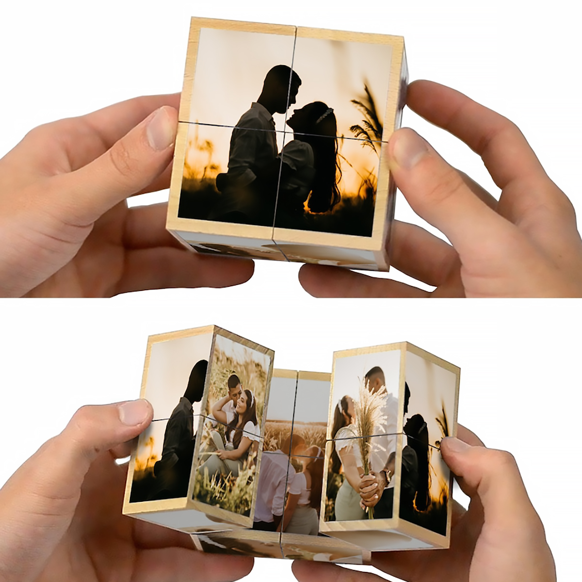 Hộp Ảnh Xoay Cubic - In Theo Yêu Cầu, Hình Khối Rubik Gỗ, Lưu Giữ Khoảnh Khắc (11 Ảnh)_thumbnail_3