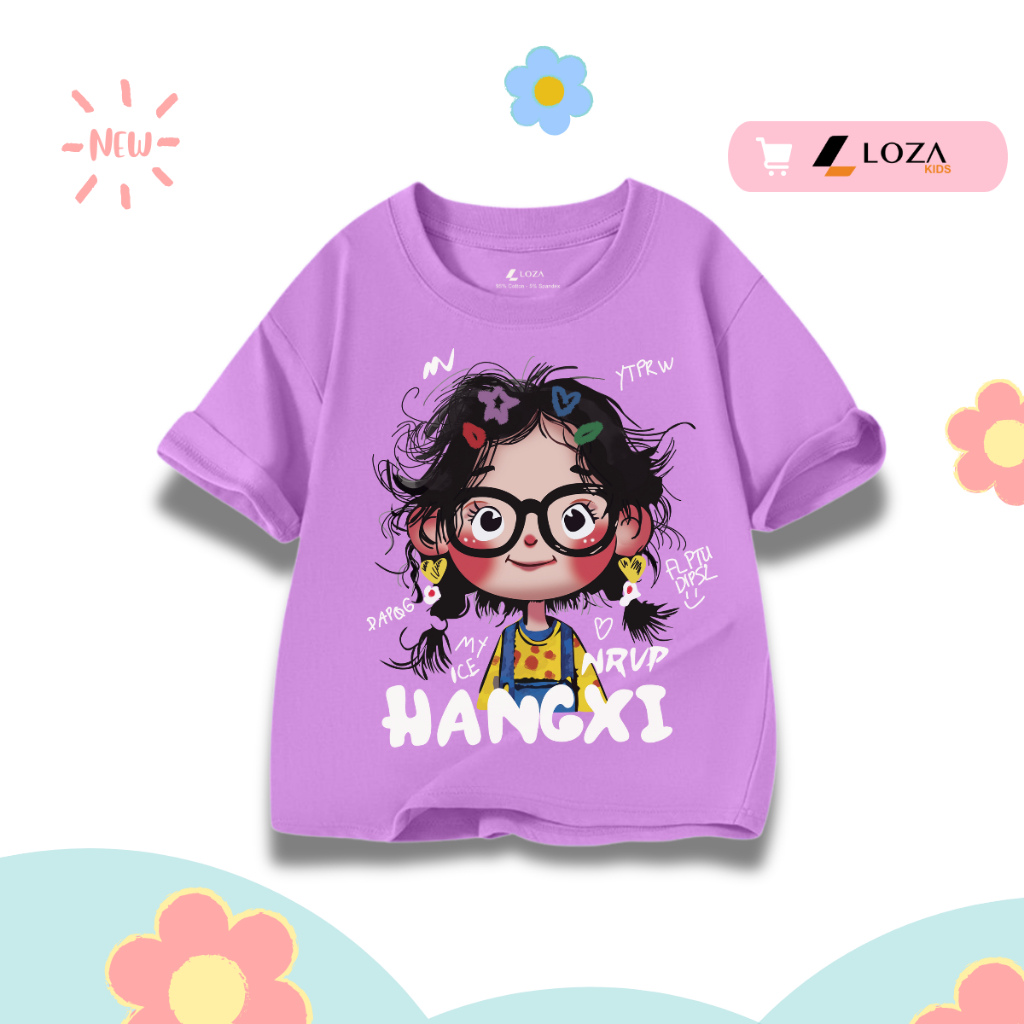 Áo phông bé gái in hình 'Cô gái Hang-xi' -Loza Kids AT3126_thumbnail_4