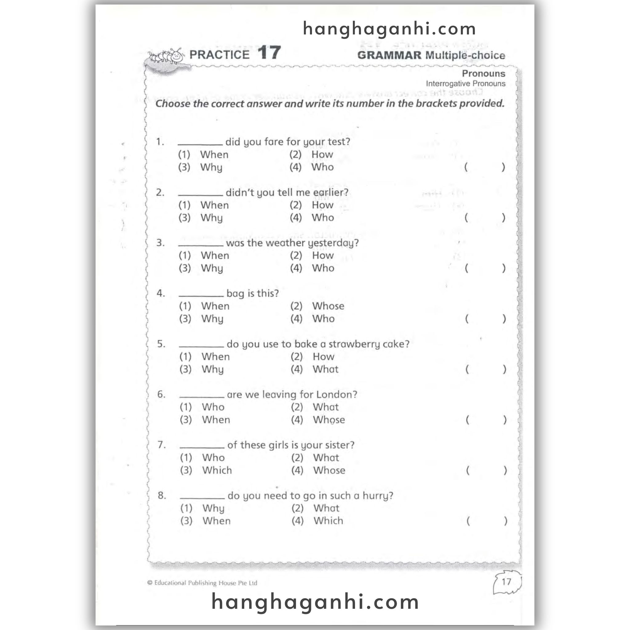 Complete Practice Book for Grammar, Vocabulary & Comprehension Primary 1_thumbnail_11