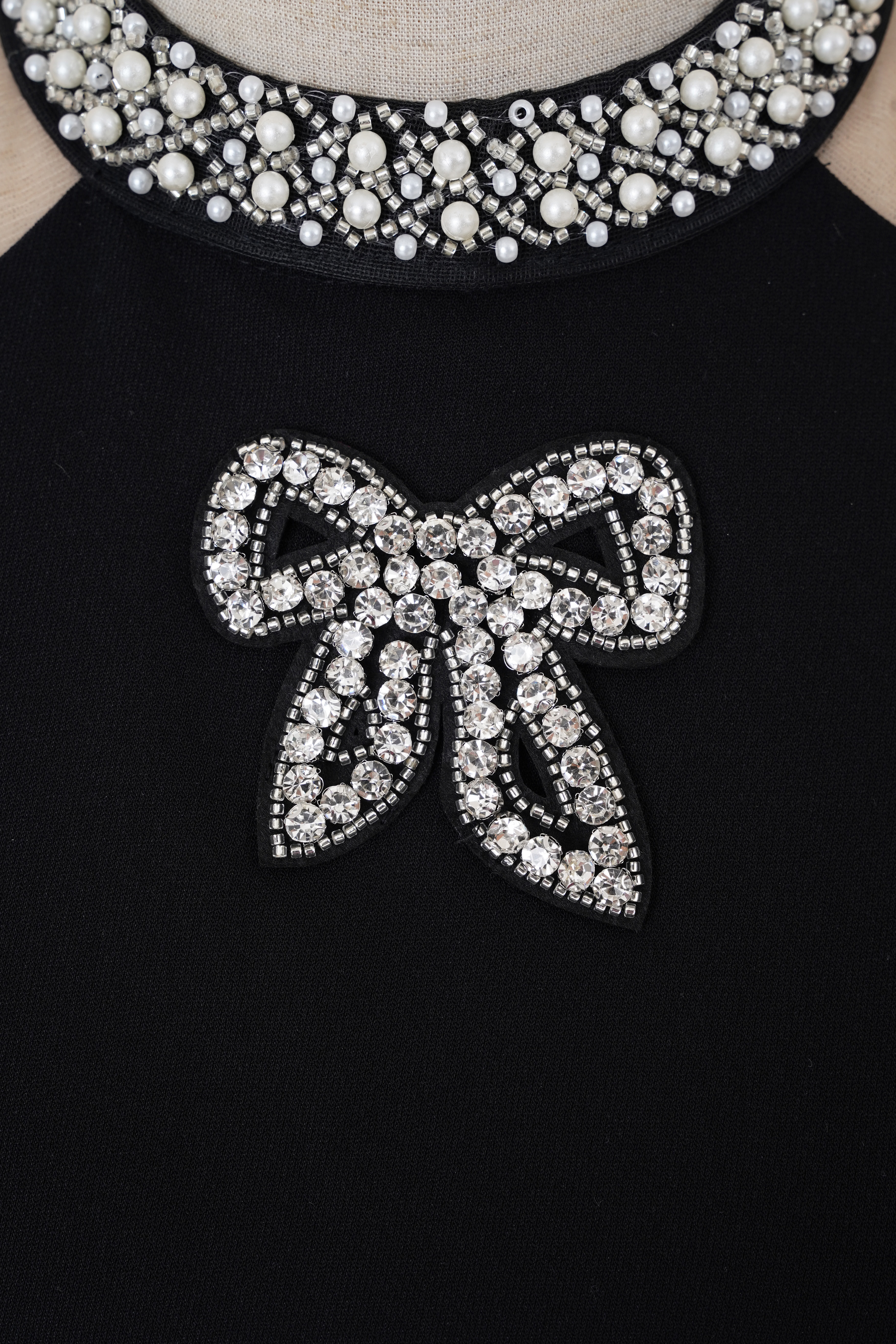 Đầm Suông Nơ Ngực Đính Cườm TB_thumbnail_3