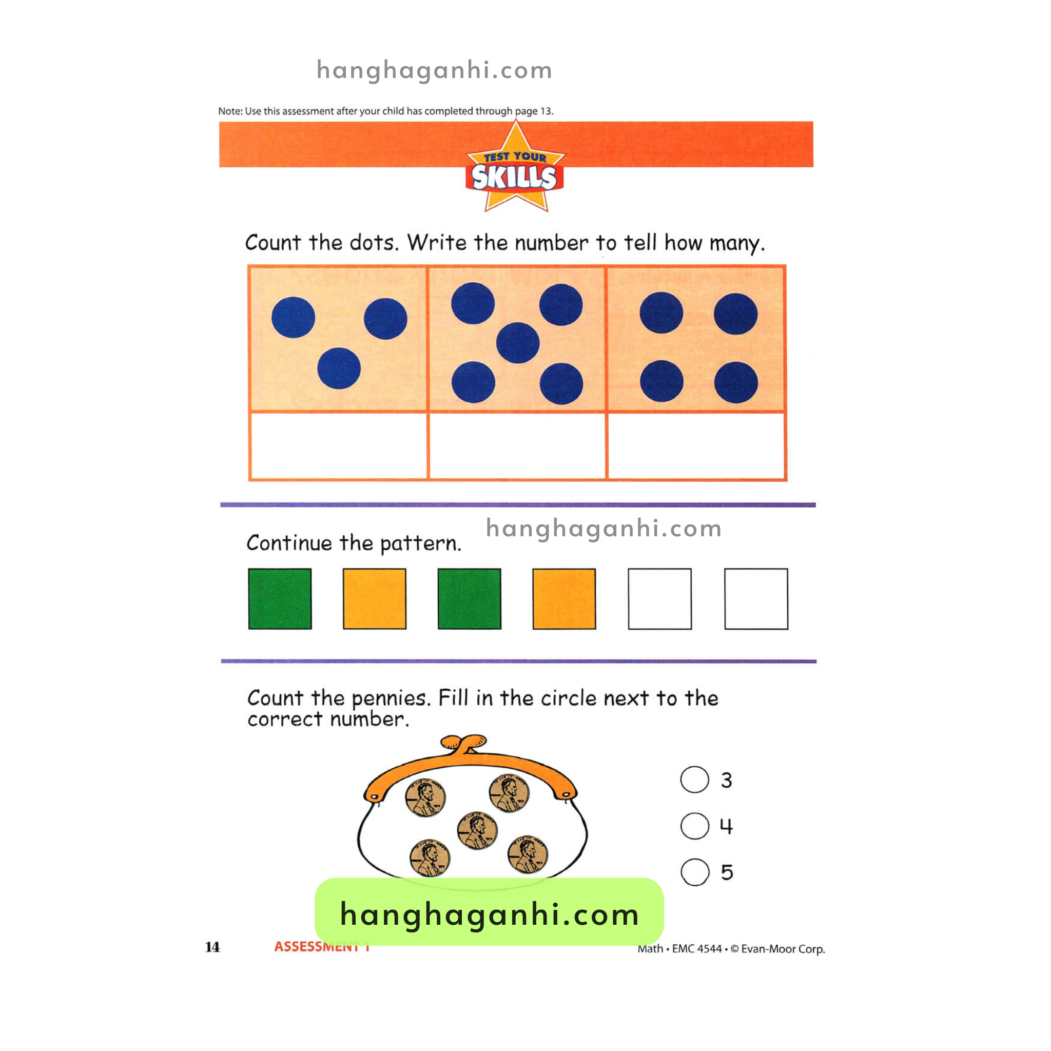 Bộ sách Skill Sharpeners Math (8 Quyển) – NXB Evan-Moor_thumbnail_12