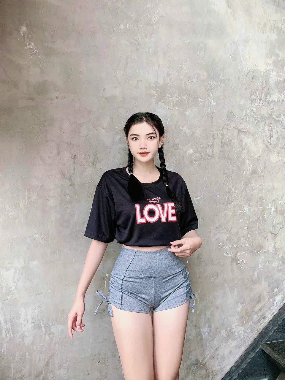 Áo Tank Thể Thao Love Dáng Croptop Dây Rút_thumbnail_13