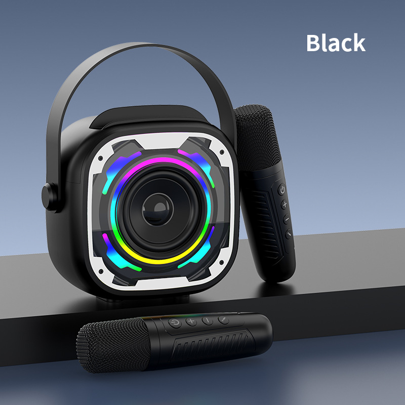 LOA SIÊU TRẦM NHỎ GỌN V11 KÈM 2 MIC KẾT NỐI BLUETOOTH_thumbnail_1