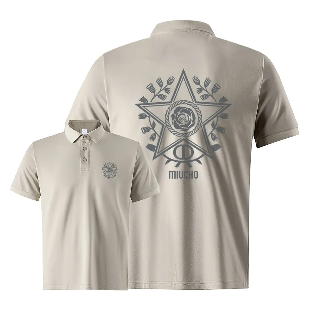 Áo polo form regular trẻ trung nam tính 2504 Miucho Iconic vải cá sấu thoáng mát cổ trụ in artwork_thumbnail_12