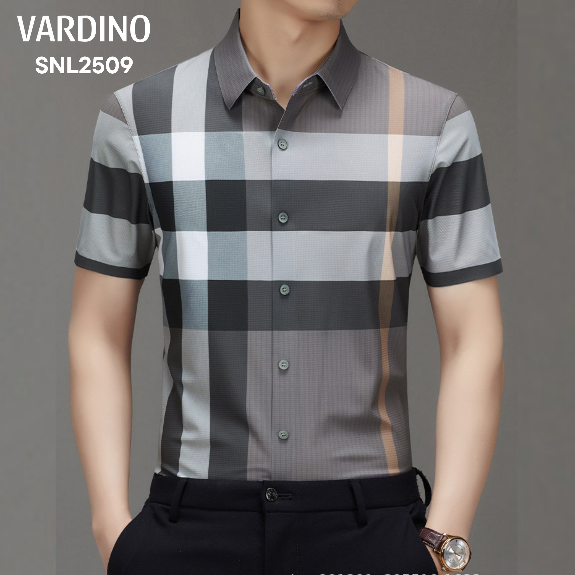 Áo sơ mi nam Vardino SNL2509