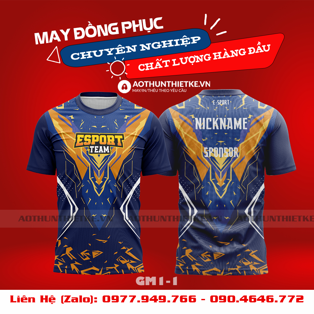 Mẫu Áo Game Thủ Esports Thiết Kế - TKGM85