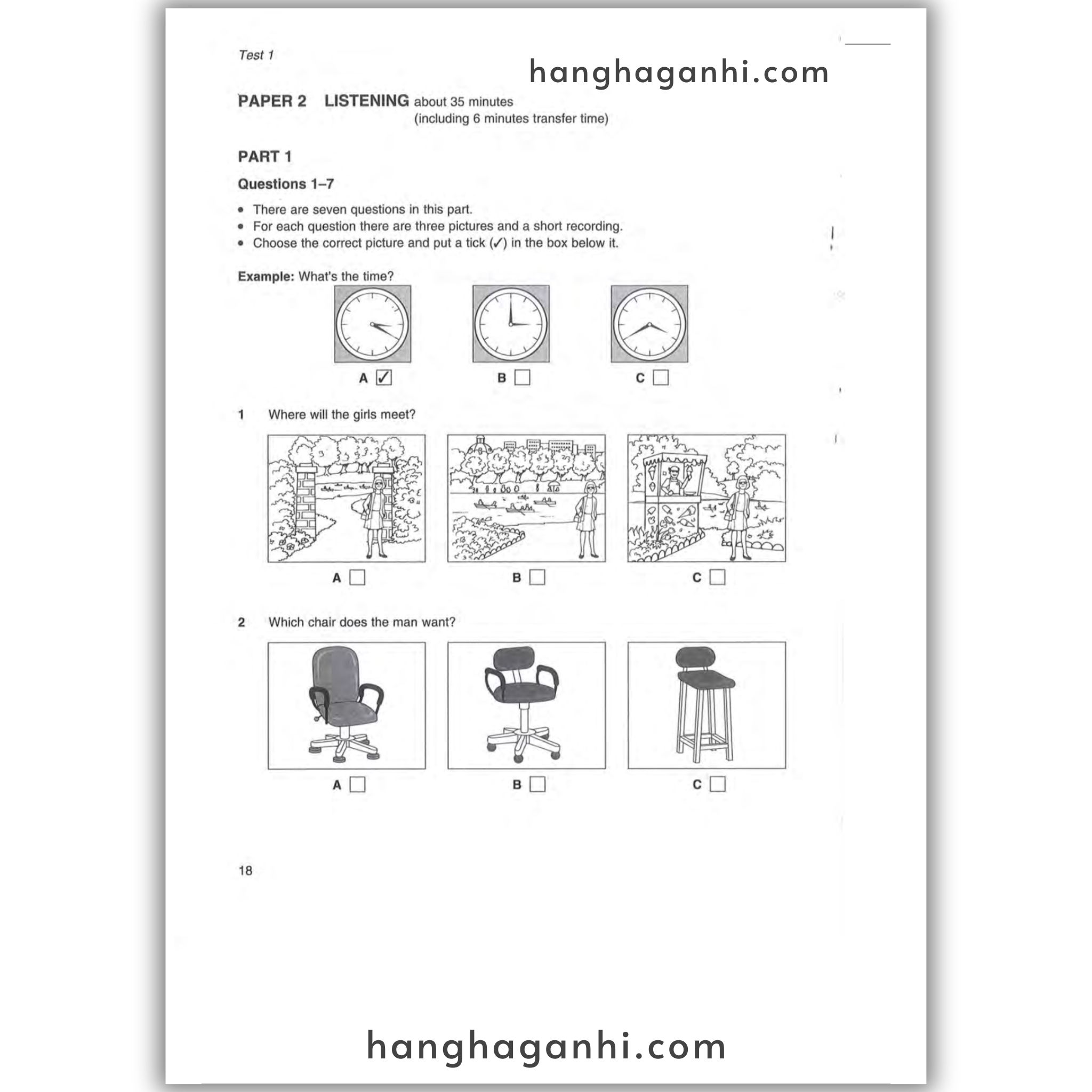 [Sách] Cambridge English Preliminary – Preliminary English Test (PET) 2 With Answers_thumbnail_11