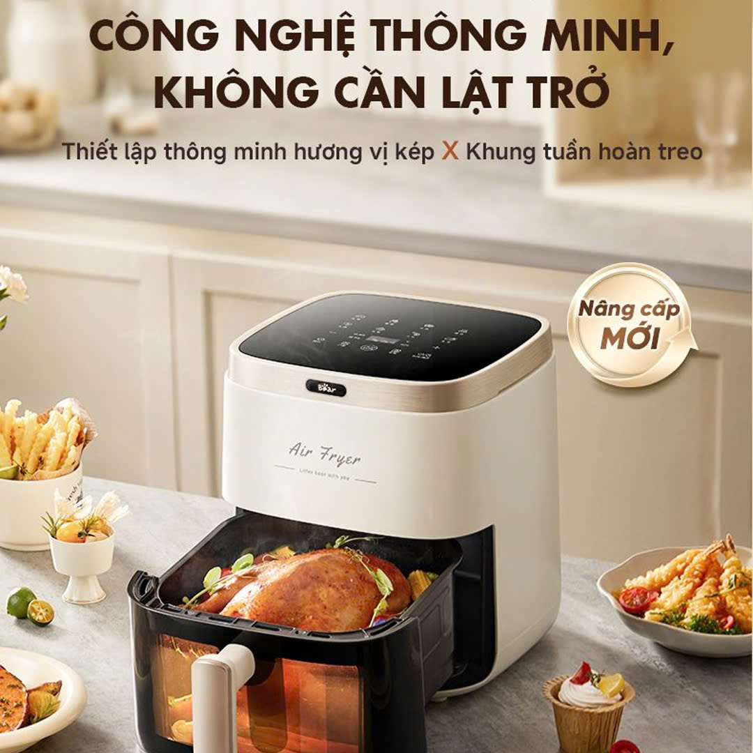 Nồi Chiên Không Dầu 5L Bear_thumbnail_3