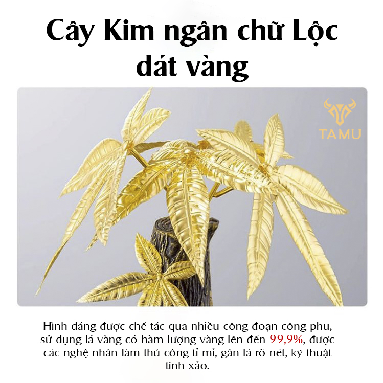 Cây Kim ngân chữ Lộc dát vàng 24K_thumbnail_5