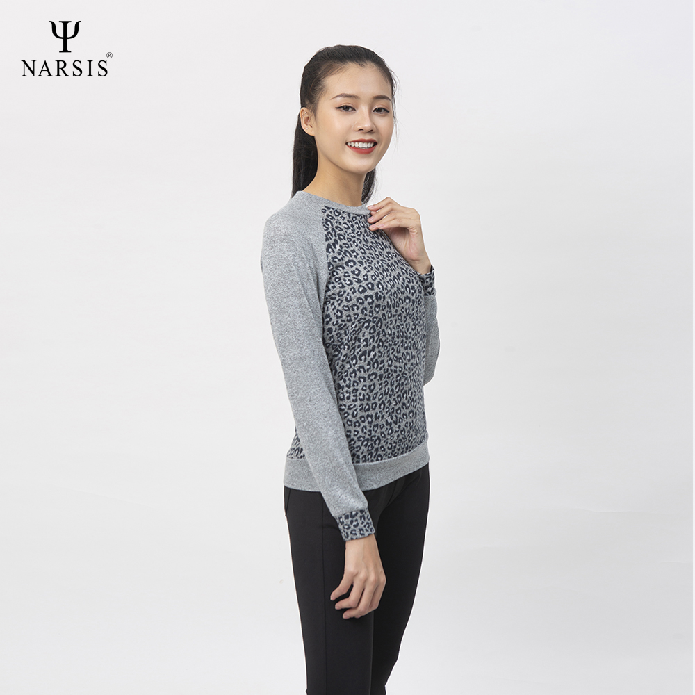 ÁO THU ĐÔNG NỮ L0025 NARSIS VẢI LEN COTTON ẤM ÁP, THOÁNG MÁT, GIỮ ẤM TỐT, MỀM MẠI_thumbnail_2