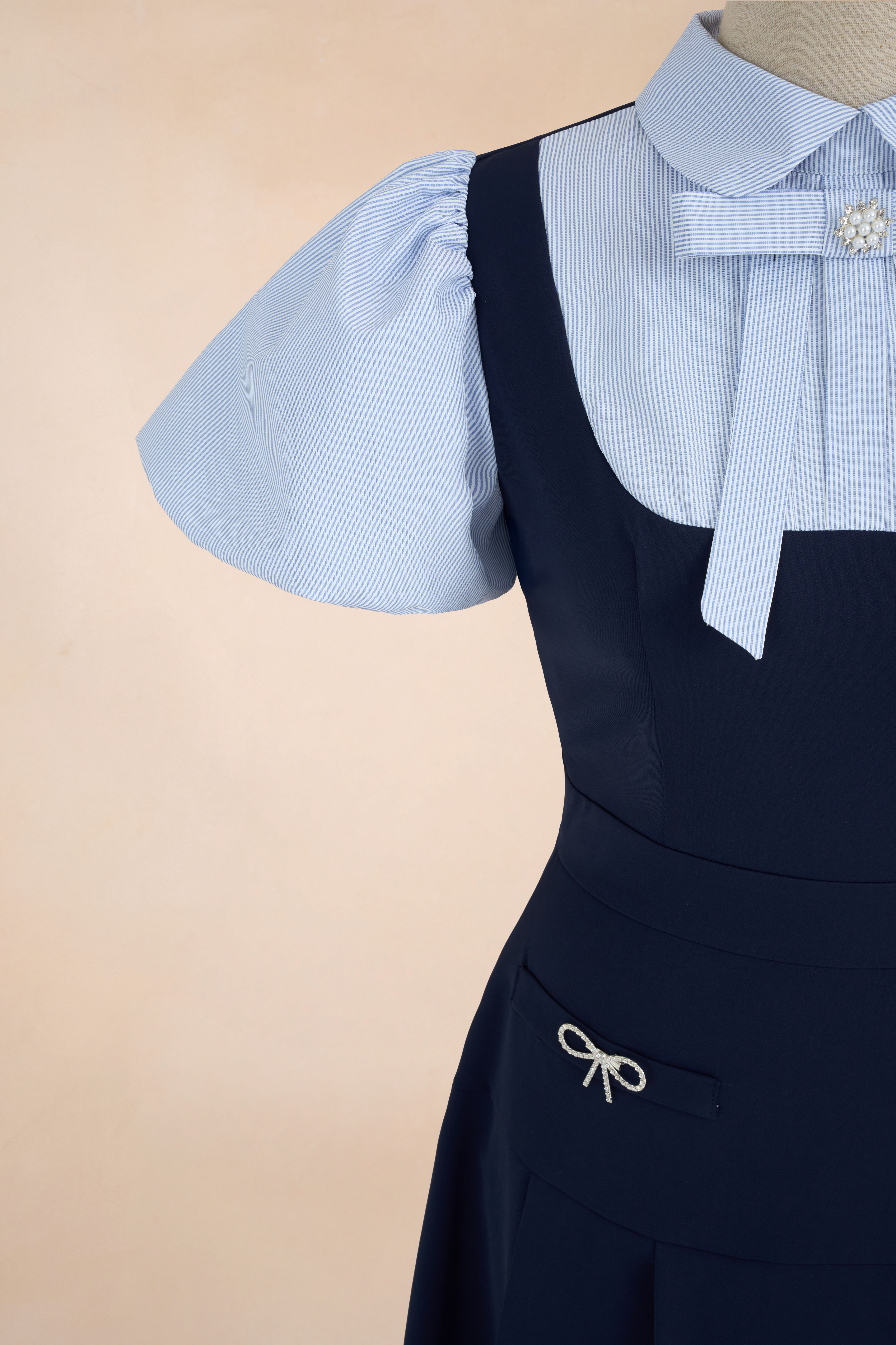 Đầm Xoè Xếp Ly Tag Nơ TB_thumbnail_2